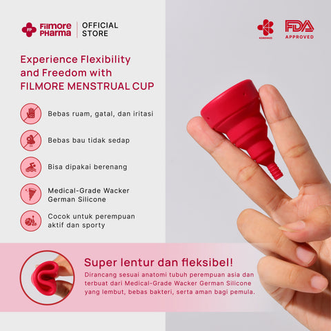 Filmore Girlfriend Collapsible Menstrual Cup