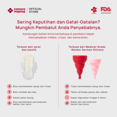 Filmore Girlfriend Collapsible Menstrual Cup